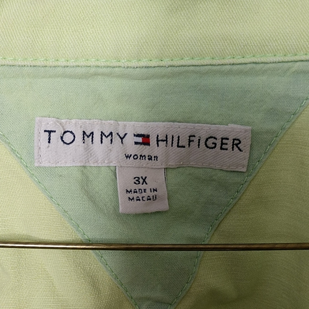 Tommy Hilfiger green Jean jacket